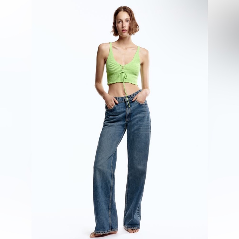 Zara Tied Knit Top